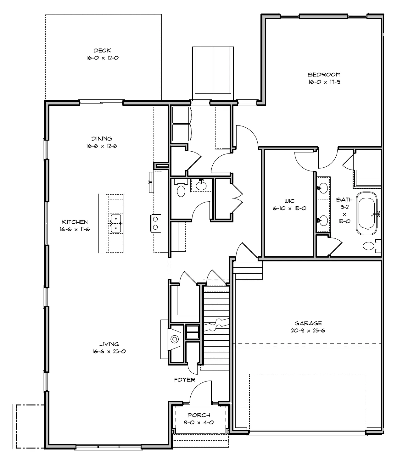 First-floor plan of Units 41 and 42, a duplex-style 55+ residence with first-floor primary suite at Trailside Estates Rochester MA
