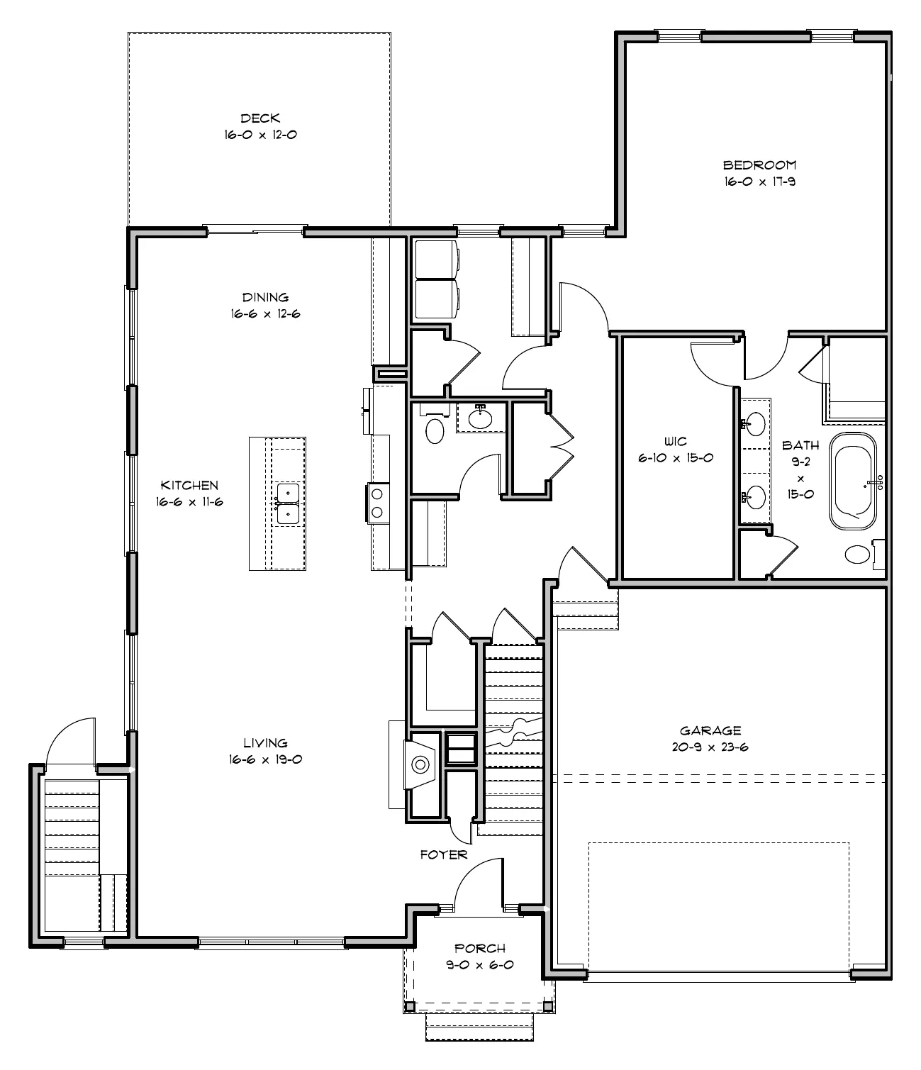 First-floor plan of Units 45 and 46, a duplex-style 55+ residence with first-floor primary suite at Trailside Estates Rochester MA